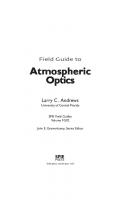 Field Guide to Atmospheric Optics 
 0819453188, 9780819453181
