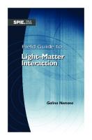 Field Guide to Light-Matter Interaction
 151064699X, 9781510646995