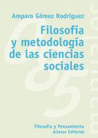 FilosofÃ­a y metodologÃ­a de las ciencias sociales