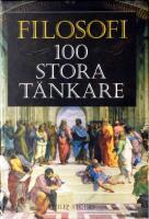 Filosofi: 100 stora tänkare
 9781841938028