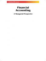 Financial Accounting A Managerial Perspective
 1259004880, 9781259004889