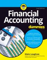 Financial accounting for dummies [2 ed.]
 9781119758136, 1119758130, 9781119758143, 1119758149