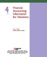 Financial Accounting: Information for Decisions [4 Revised edition]
 0073043753, 9780073043753