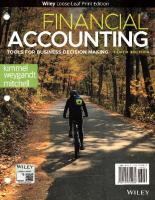 Financial Accounting: Tools for Business Decision Making, 10th Edition [10 ed.]
 9781119783091