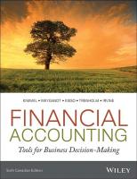 Financial accounting : tools for business decision-making [Sixth Canadian edition.]
 9781118644942, 1118644948