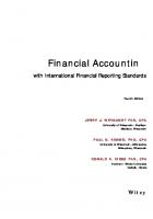 Financial accounting : with International Financial Reporting Standards (ch1-9 only) [4th edition.]
 9781119504306, 1119504309
