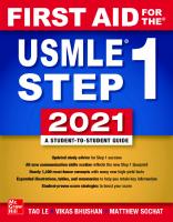 First Aid for the USMLE Step 1 2021 [Thirty First ed.]
 9781260467529, 126046752X