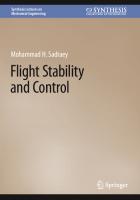 Flight Stability and Control (Synthesis Lectures on Mechanical Engineering)
 9783031187643, 9783031187650, 3031187644