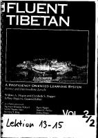 Fluent Tibetan [Vol. 2/2]
 1559390212