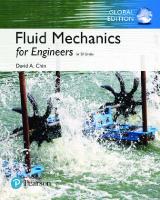Fluid mechanics for engineers in SI units
 9780133803129, 1292161043, 9781292161044, 0133803120