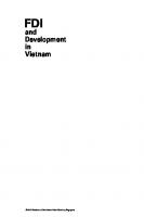 Foreign Direct Investment and Development in Vietnam: Policy Implications
 9789812305282