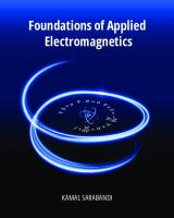 Foundations of Applied Electromagnetics
 9781607858195