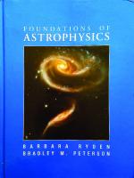 Foundations of Astrophysics [1 ed.]
 9780321595584, 2008053844