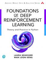Foundations of Deep Reinforcement Learning: Theory and Practice in Python
 0135172381, 9780135172384