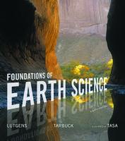 Foundations of earth science [Eighth edition]
 9780134184814, 0134184815, 0134240766, 9780134240763
