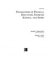 Foundations of Physical Education, Exercise Science, and Sport [19th ed.]
 9781259922404, 1259922405