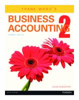 Frank Wood's Business Accounting [2, 13 ed.]
 9781292084664, 1292084669, 9781292085050, 1292085053
