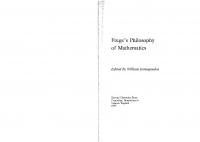 Frege's Philosophy of Mathematics
 0674319427