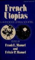 French utopias: an anthology of ideal societies.