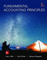 Fundamental accounting principles [22 ed.]
 9780077632892, 0077632893, 9780077862275, 0077862279