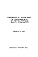Fundamental Principles of Occupational Health and Safety [1 ed.]
 9789221176404, 9789221108696