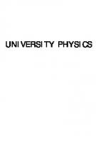 Fundamental University Physics [1 - Mechanics]