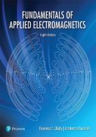Fundamentals of Applied Electromagnetics (8th_Edition) [8 ed.]