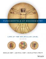 Fundamentals of biochemistry : life at the molecular level [5th edition.]
 9781118918456, 1118918452