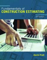 Fundamentals of construction estimating [4\ ed.]
 9781337399395, 1337399396