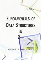 Fundamentals of Data Structures in C [2 ed.]
 8173716064, 9788173716065