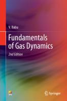 Fundamentals of Gas Dynamics [2nd ed.]
 9783030608187, 9783030608194