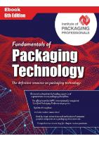 Fundamentals of Packaging Technology [6 ed.]
 9780578355306