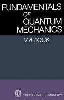 Fundamentals of Quantum Mechanics
 0828551979, 9780828551977