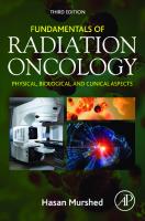 Fundamentals of Radiation Oncology: Physical, Biological, and Clinical Aspects [3 ed.]
 012814128X, 9780128141281
