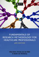 Fundamentals of research methodology for healthcare professionals [Fourth edition.]
 9781485124689, 1485124689