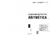 Fundamentos de Aritmética [1 ed.]
 8570563426