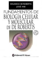 Fundamentos de Biologia Celular y Molecular de de Robertis [Paperback ed.]
 9500204142, 9789500204149