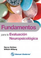 Fundamentos para la evaluacion neuropsicologica