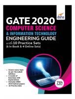 GATE 2020 Computer Science and Technology [1]
 9789388919630