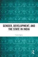 Gender, Development, and the State in India
 0367661047, 9780367661045