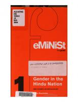 Gender in the Hindu Nation: RSS Women as Ideologues
 8188965022, 9788188965021