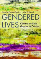 Gendered Lives: Communication, Gender, & Culture [Thirteenth Edition]
 9781337555883, 9781337555975