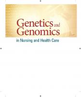Genetics and Genomics in Nursing and Health Care 2nd Edition [2nd ed.]
 978-0803660830