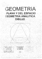 Geometria Plana Y Del Espacio