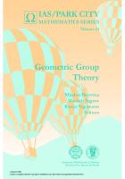 Geometric Group Theory
 9781470412272, 2014029886