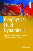 Geophysical Fluid Dynamics II: Stratified / Rotating Fluid Dynamics of the Atmosphere―Ocean (Springer Textbooks in Earth Sciences, Geography and Environment) [1st ed. 2021]
 3030749339, 9783030749330