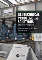 Geotechnical Problems and Solutions: A Practical Perspective
 1138489441, 9781138489448