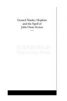 Gerard Manley Hopkins and the Spell of John Duns Scotus
 9781474408950
