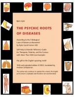 German New Medicine - Psychic Roots of Disease  ( 10th Edition , March 2022)