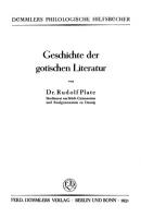 Geschichte der gotischen Literatur